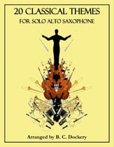 20 Classical Themes for Solo Alto Saxophone P.O.D cover